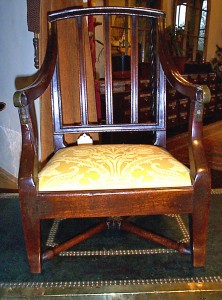 Chair, Child's, 18th cen. c. 1780, Mahogany, Sterling 375, Prichard