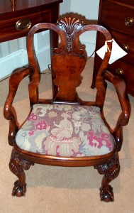 Child's Chair with claw and ball feet
