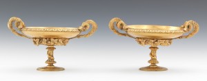 Pair of French Ormolu Tazzas